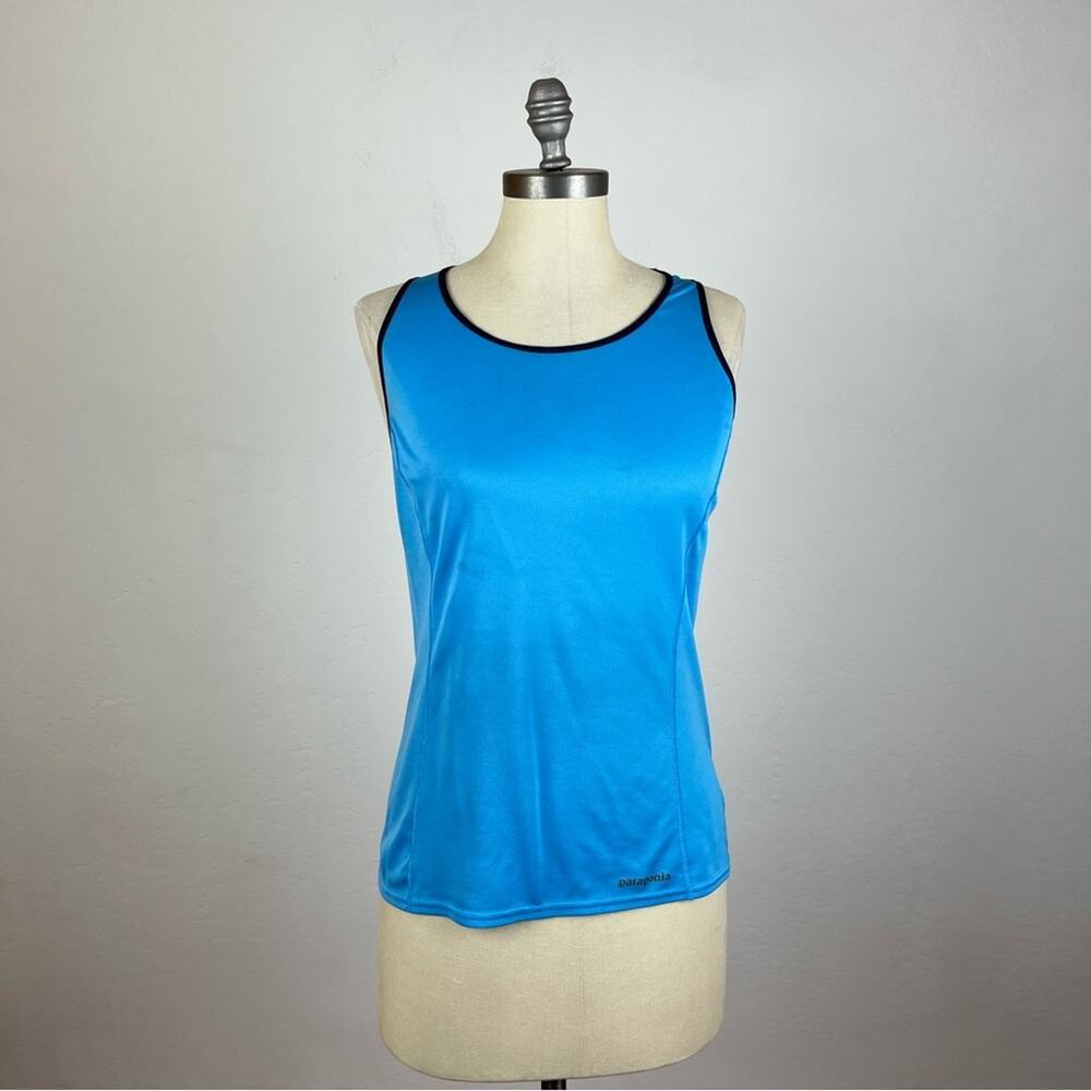 Patagonia Blue Racerback Tank Top
